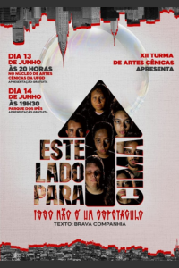 Cartaz do Espetáculo Este Lado para cima